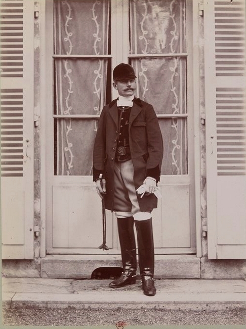 G. Berthier - Tiré de l'ouvrage L'Equipage du marquis de Chambray - Photos de Maurice de Gasté (1894) - Bnf (Gallica)